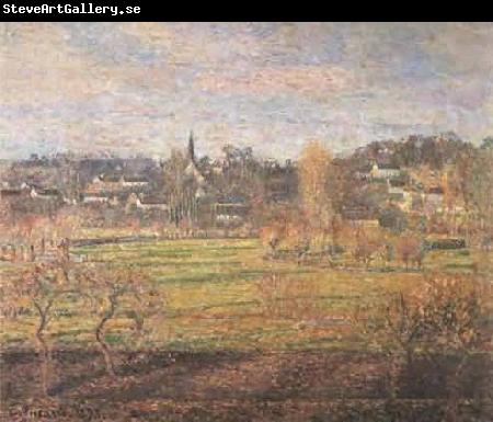 Camille Pissarro February Sunrise Bagincourt